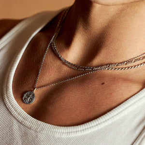 Silver Rope Necklace