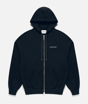 Oversized Uniform Zip Through Hoodie