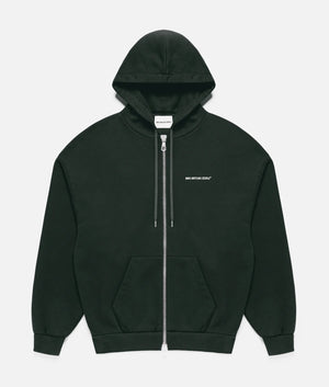 Oversized Uniform Zip Through Hoodie