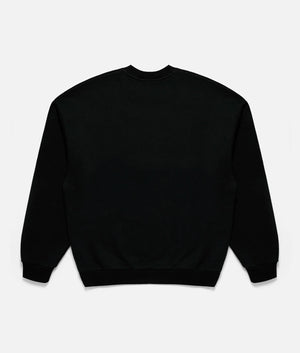 Oversized Linear Crewneck Sweatshirt