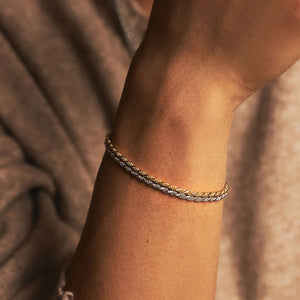 Sterling Silver Rope Bracelet