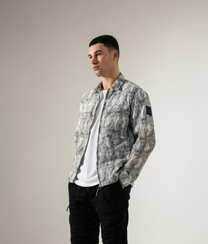 Marshall Artist Camo Erosion Overshirt in Camo. Shot at EQVVS.