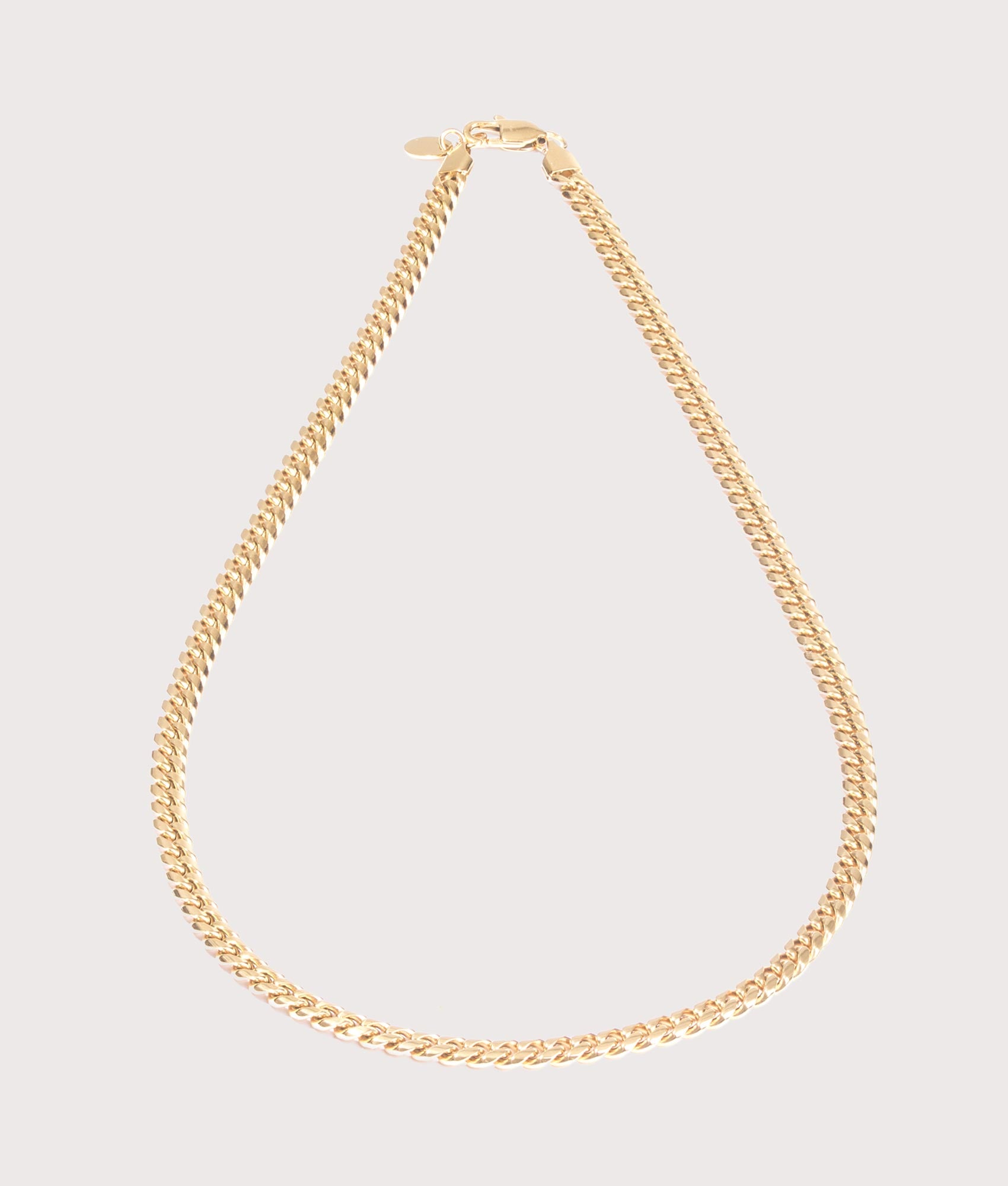 18K Gold Plated Cuban Link Necklace Gold | Mysterious Jeweller | EQVVS