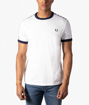 Taped-Ringer-T-Shirt-Snow-White-Fred-Perry-EQVVS