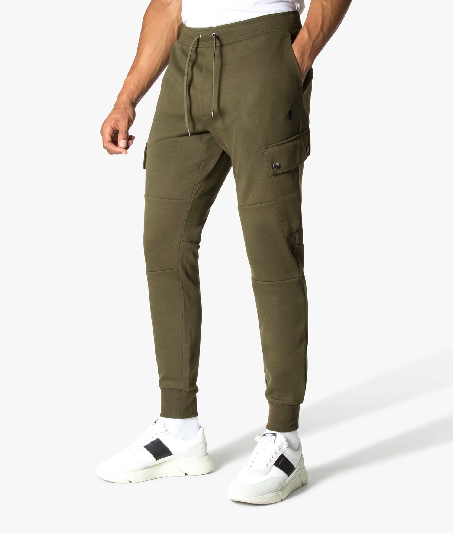 Polo Ralph Lauren Men's Company Olive Green Double Knit Jogger