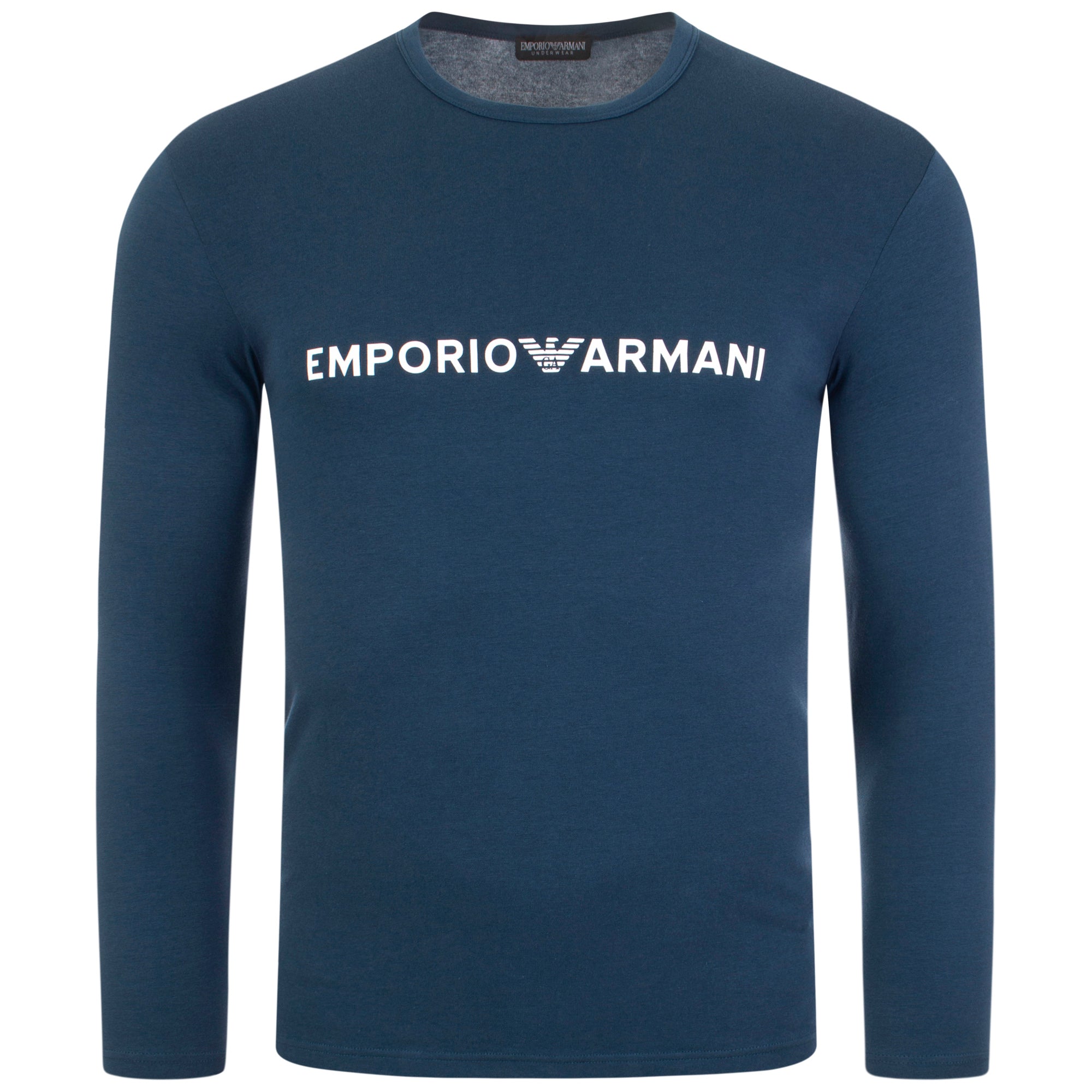 Slim Fit Loungewear T-Shirt Navy | Emporio Armani | EQVVS