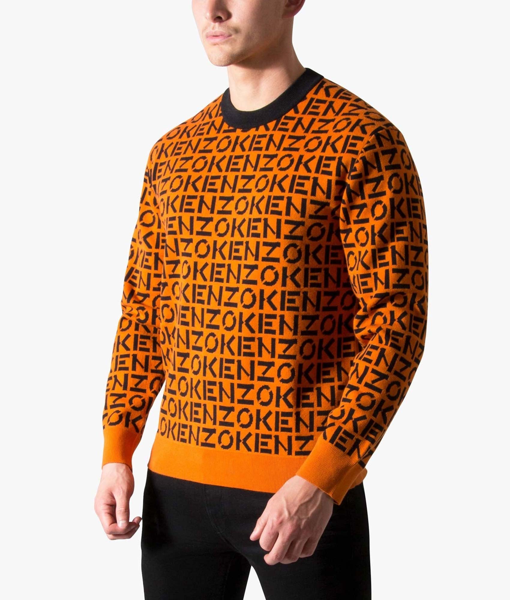 Kenzo store sweater orange