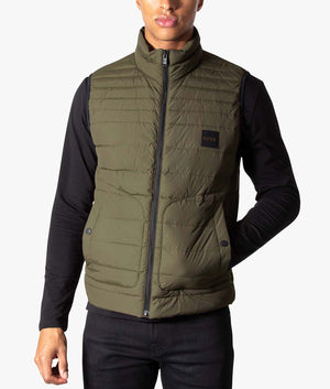 Casual-Oblu-Puffer-Gilet-Dark-Green-BOSS-EQVVS