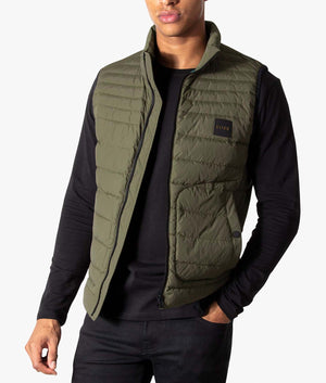 Casual-Oblu-Puffer-Gilet-Dark-Green-BOSS-EQVVS