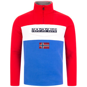 Te-Half-Zip-Sweat-Red-Blue-White-Napapijri-EQVVS