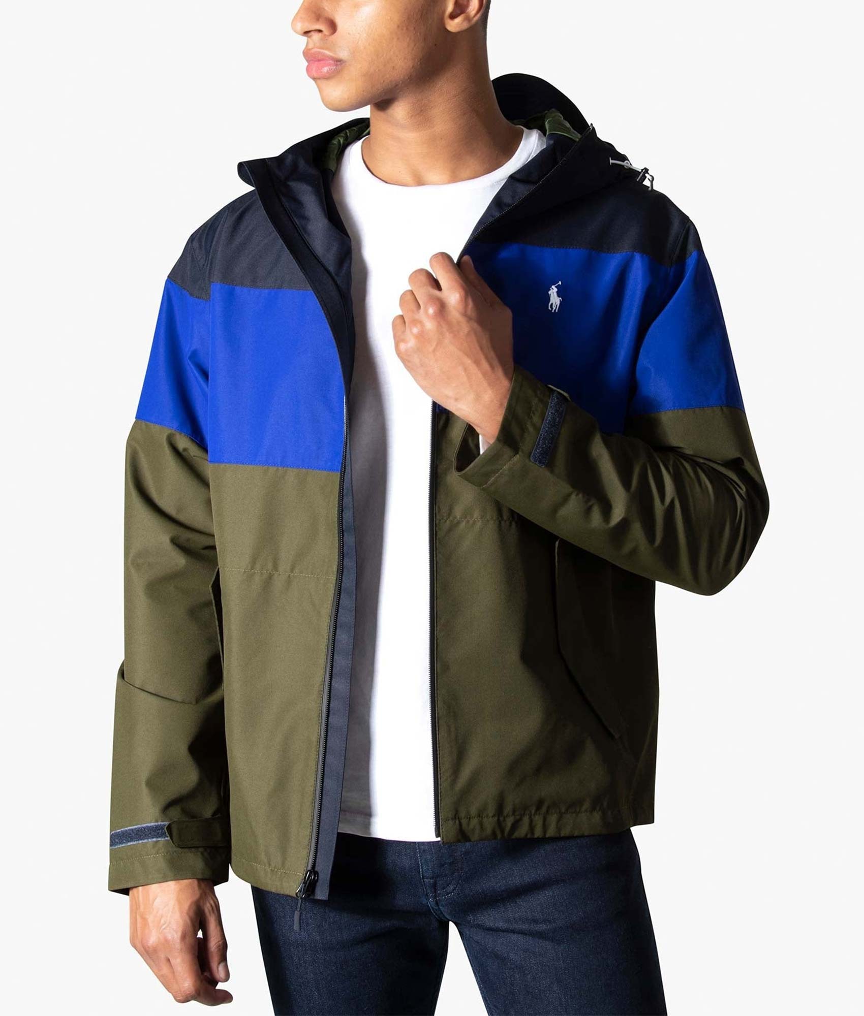 Polo color block on sale jacket