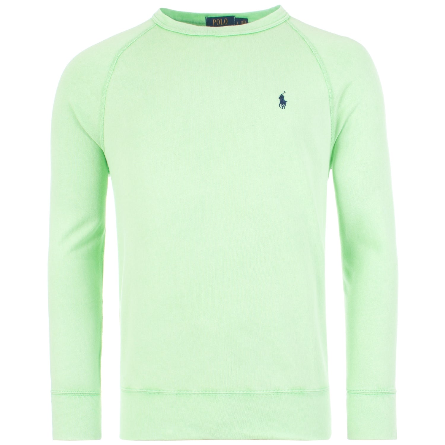 Washed Cotton Spa Terry Sweatshirt Lime, Polo Ralph Lauren