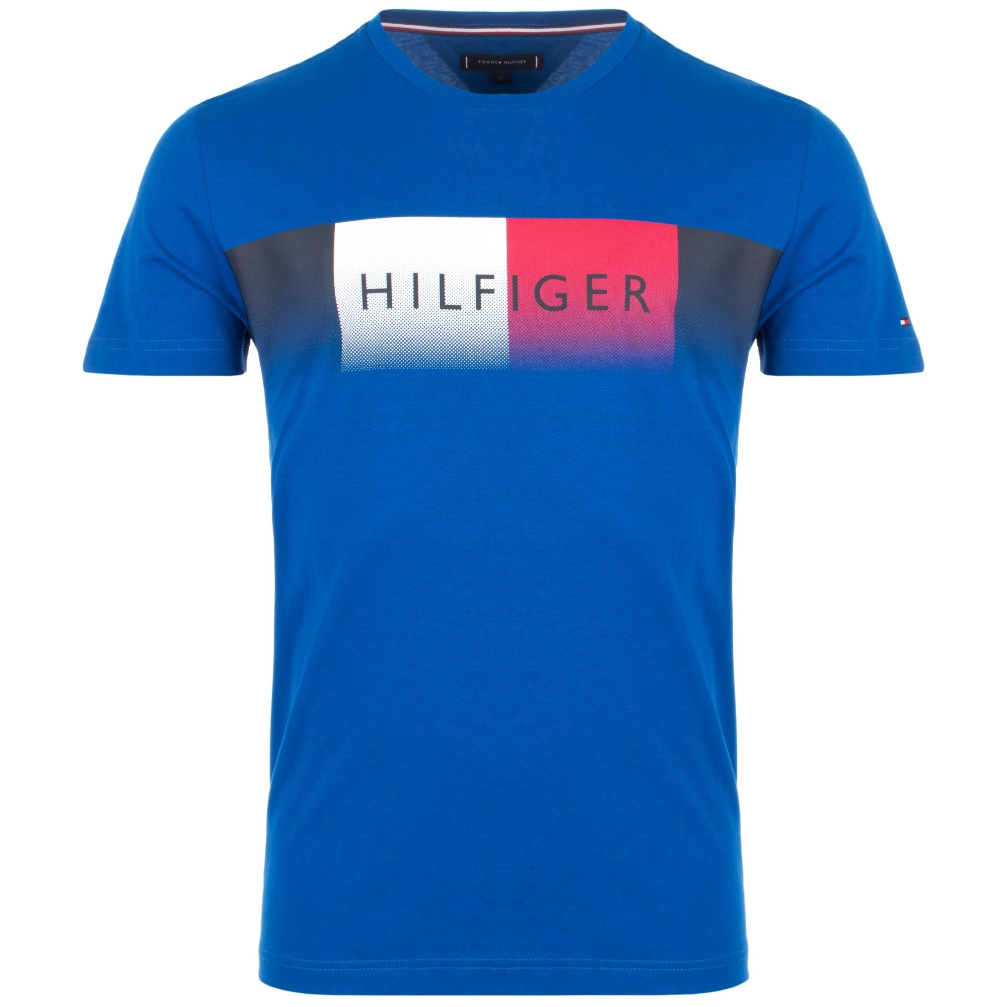 TH Cool Fade Logo T-Shirt Electric Blue | Tommy Hilfiger | EQVVS