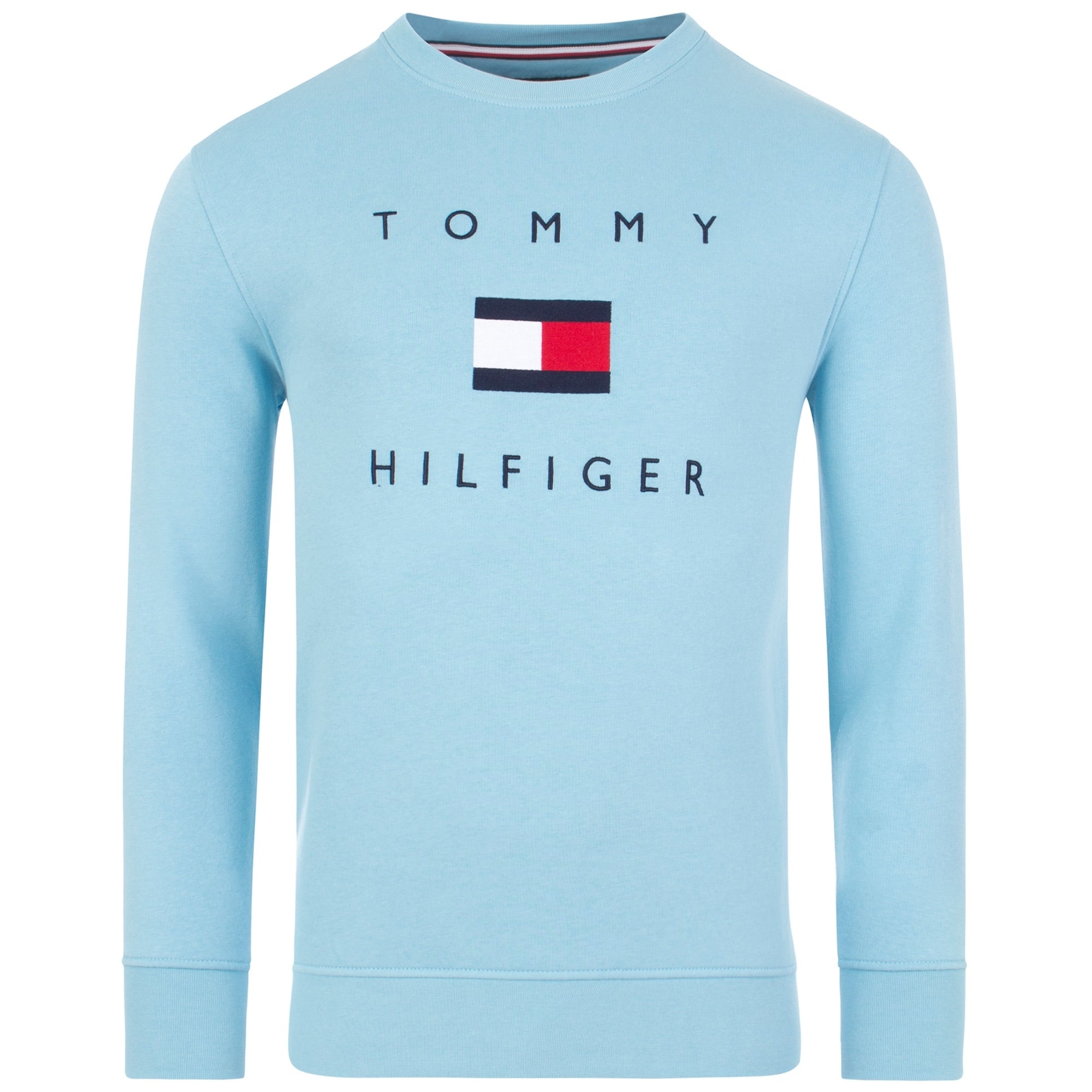 Tommy Flag Sweatshirt Columbia Blue | Tommy Hilfiger | EQVVS