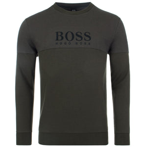 Boss bodywear logo crew on sale sweatshirt