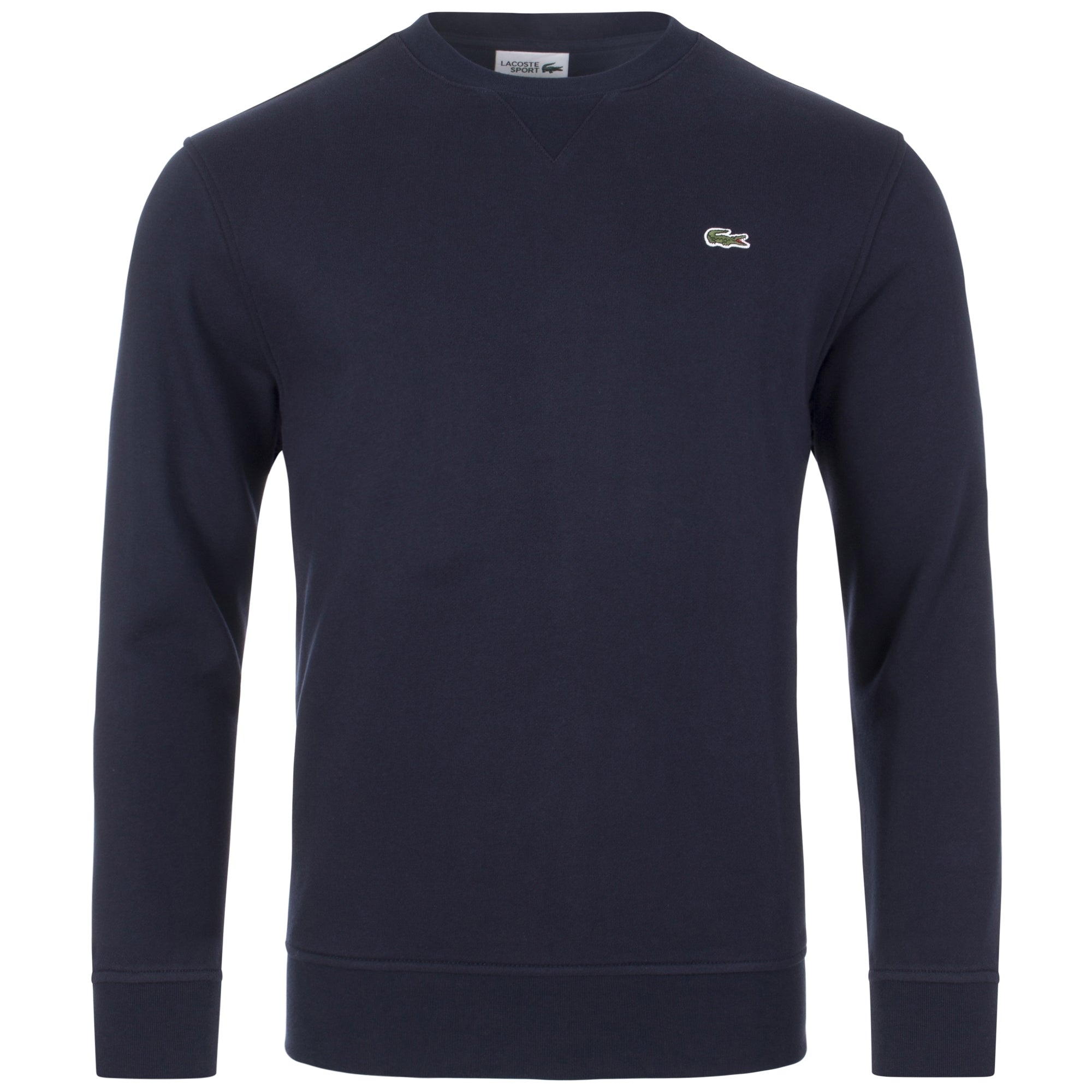 Croc logo Classic Fleece Sweatshirt Navy | Lacoste | EQVVS