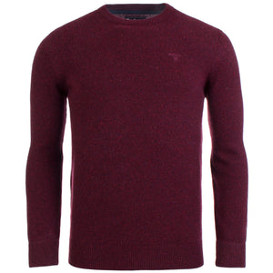 Barbour Lifestyle Tisbury Jumper in Ruby at EQVVS Menswear front shot