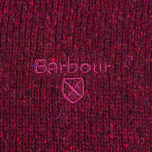 Barbour Lifestyle Tisbury Jumper in Ruby at EQVVS Menswear detail shot