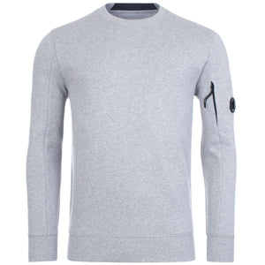 Diagonal Raised Fleece Lens Crew Sweatshirt