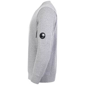 Diagonal Raised Fleece Lens Crew Sweatshirt