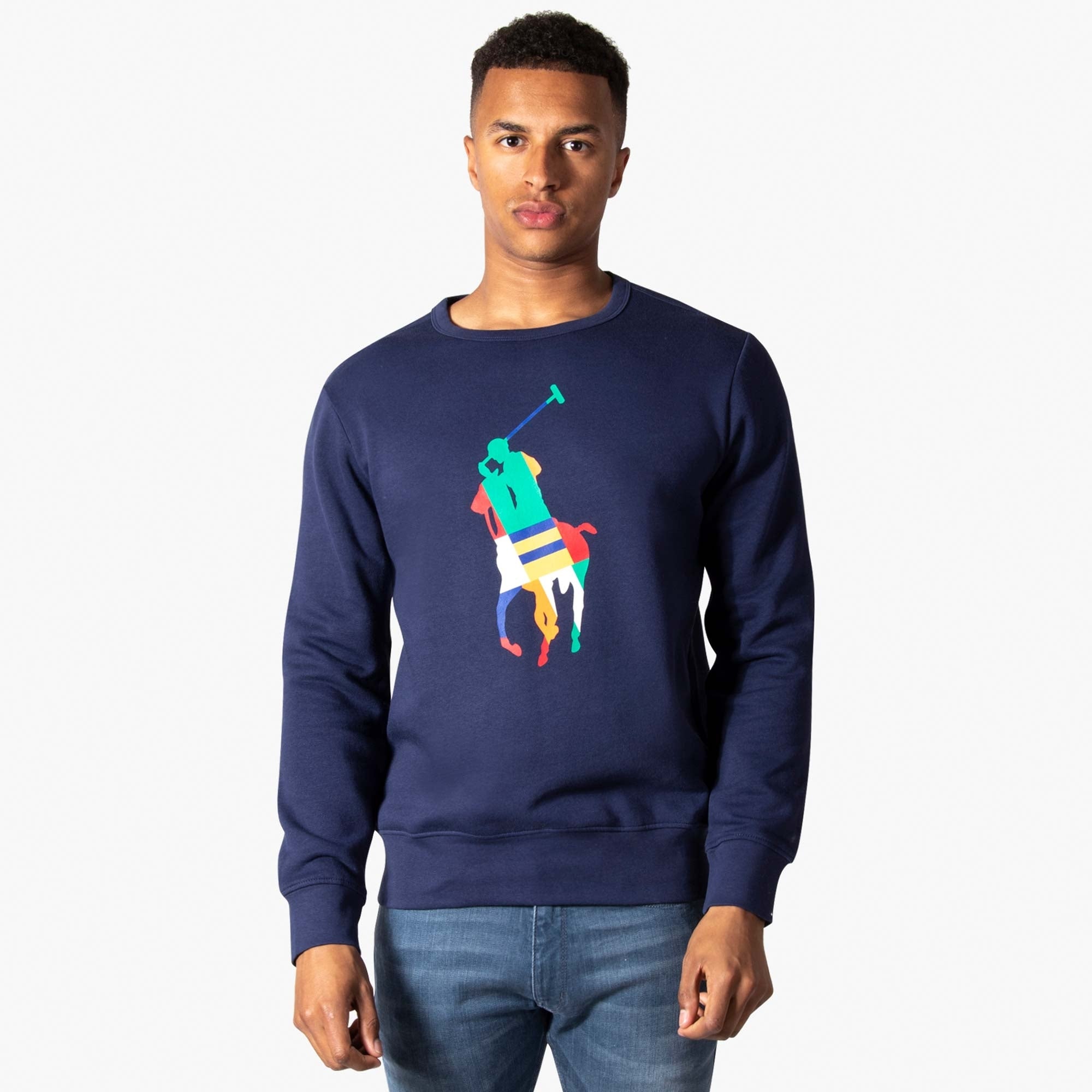 Polo ralph lauren embroidered fleece outlet pullover