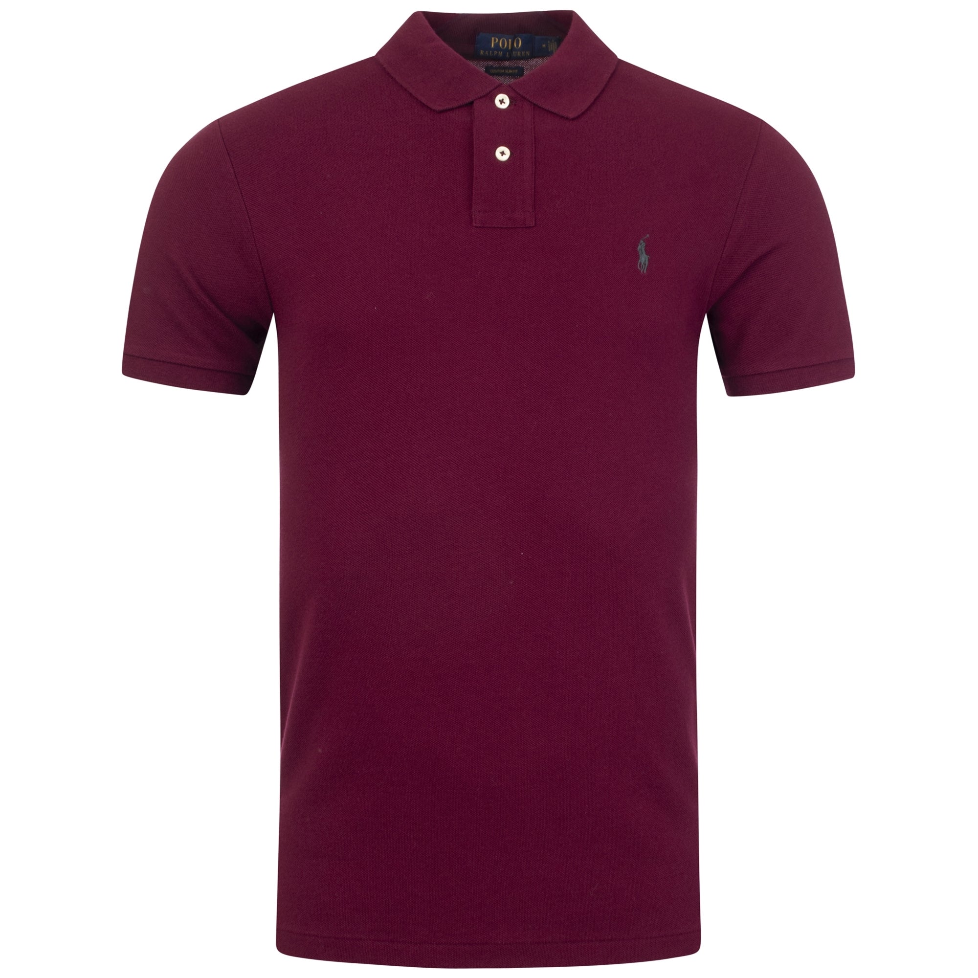 Slim Cotton Pique Polo Shirt Classic Wine | Polo Ralph Lauren | EQVVS