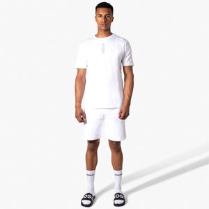 Regular-Fit-Doolio-Cropped-Logo-Sweat Shorts-White-HUGO-EQVVS