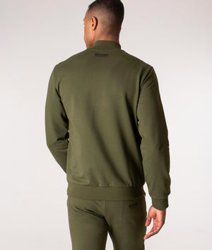 Quarter-Zip-Shoulder-Taped-Sweatshirt-Green-Moschino-EQVVS