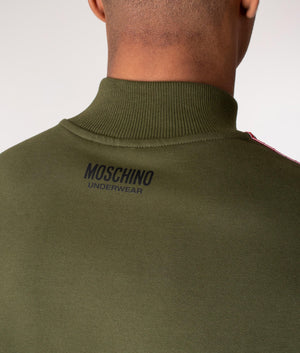 Quarter-Zip-Shoulder-Taped-Sweatshirt-Green-Moschino-EQVVS