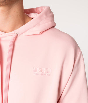 Logo-Taped-Hoodie-Pink-Moschino-EQVVS