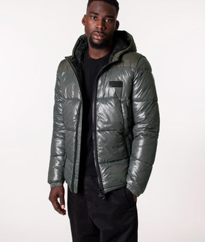 Barbour international sprinter quilted jacket black best sale