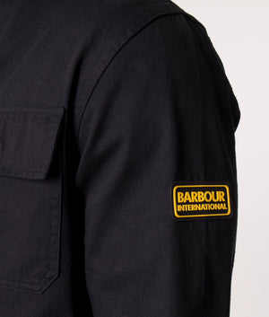 Fusion-Zip-Through-Overshirt-Black-Barbour-International-EQVVS