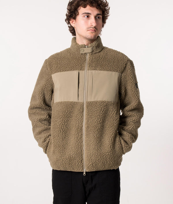 Berber Fleece Jacket Timberwolf, Barbour International