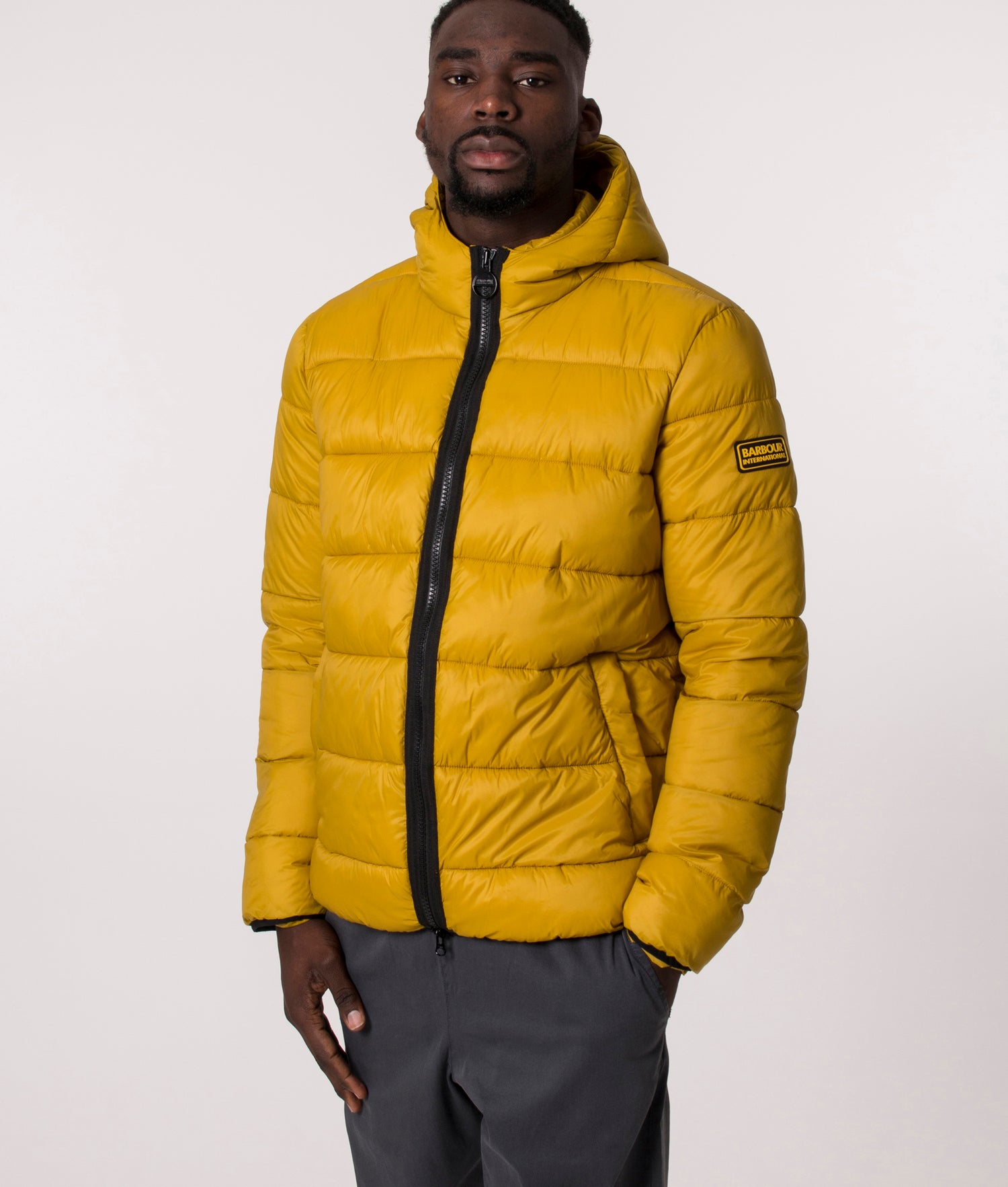 Bobber Quilted Jacket Olea | Barbour International | EQVVS