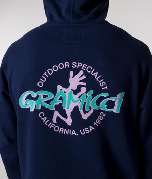 Running-Man-Hoodie-Navy-Gramicci-EQVVS 