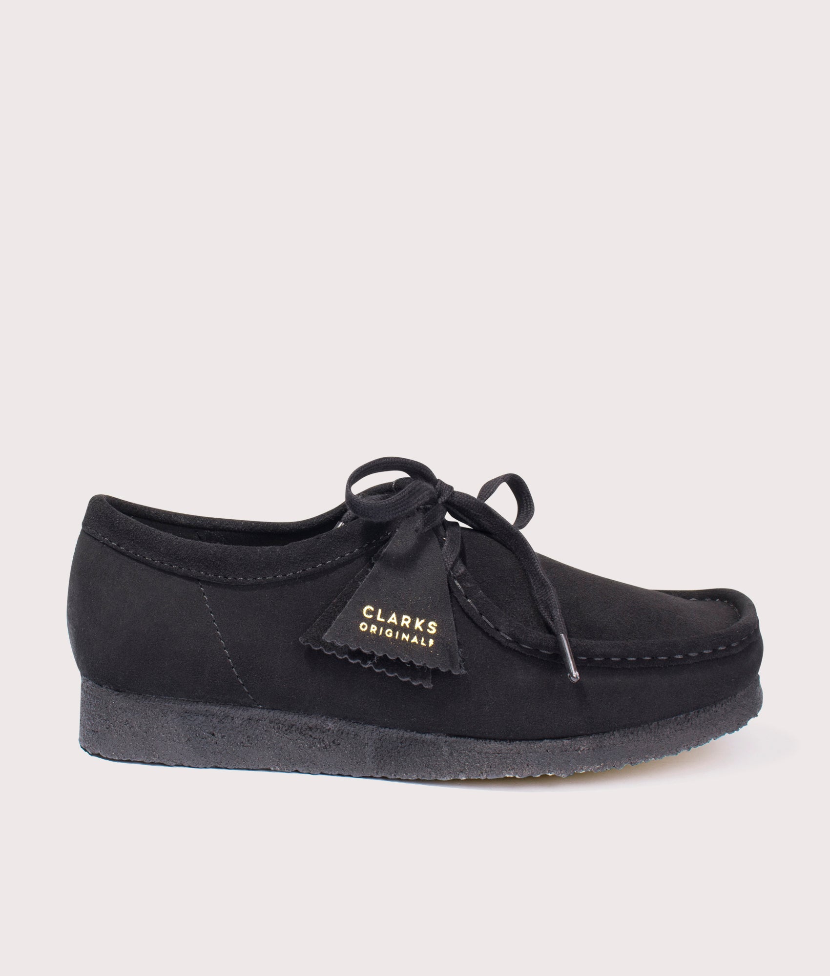 Wallabee Black Suede | Clarks | EQVVS