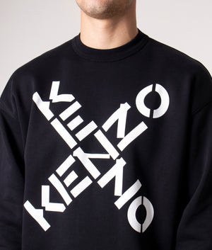 Oversized-X-Logo-Sweatshirt-Black-KENZO-EQVVS