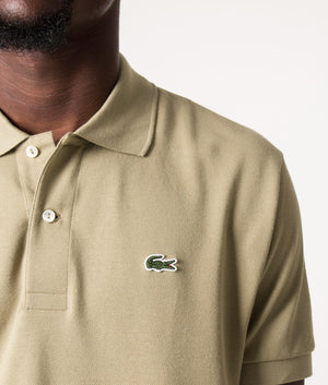 Beige lacoste polo sale shirt