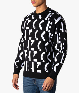 Kenzo black and hot sale white jumper