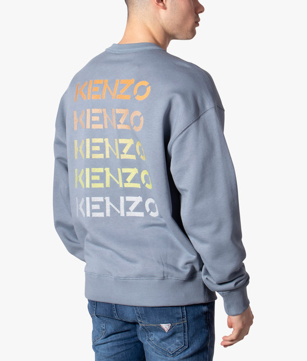 KENZO | Oversized Multi Kenzo Logo Sweatshirt | EQVVS