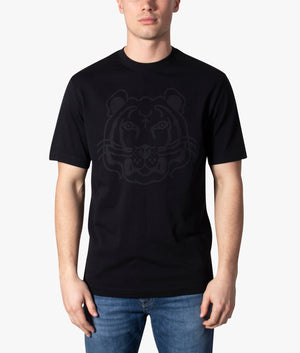 Kenzo tiger t shirt black best sale