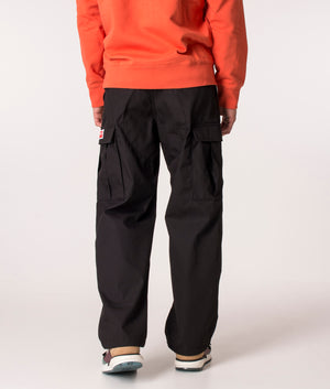 KENZO Cargo Pants in Black, EQVVS. Model, reverse 