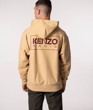 Paris Hoodie in Beige by KENZO at EQVVS. Back Shot. 