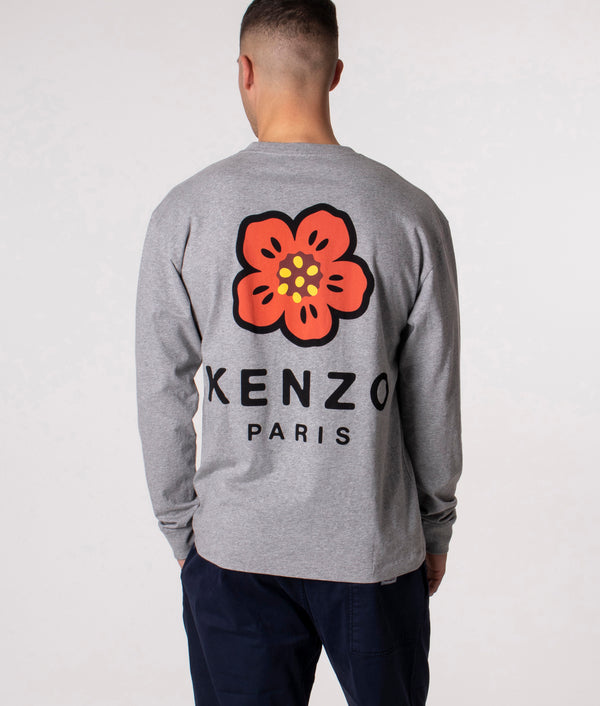 Long Sleeve Boke Flower T-shirt Grey | KENZO | EQVVS
