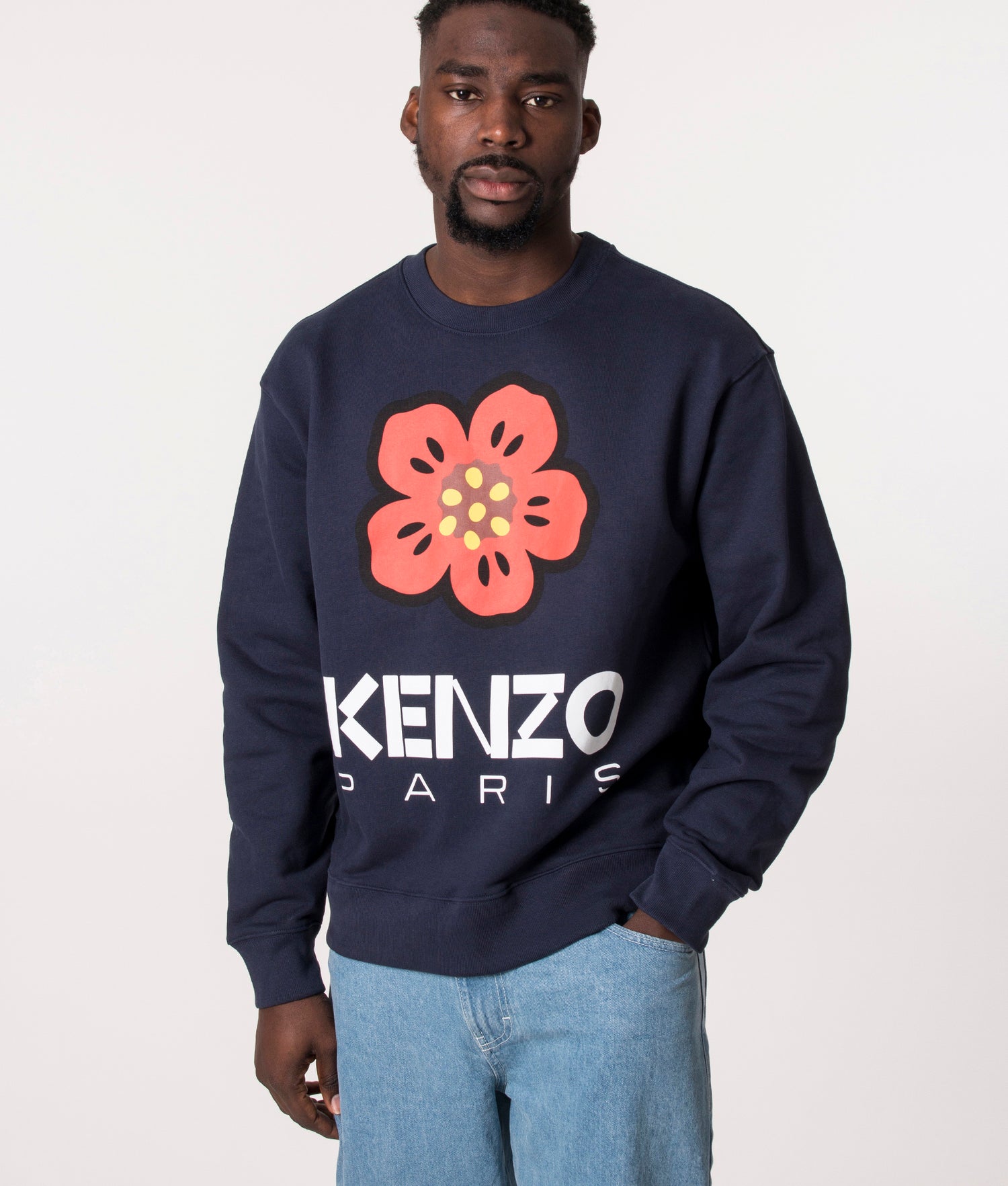 Boke Flower Sweatshirt Midnight | KENZO | EQVVS