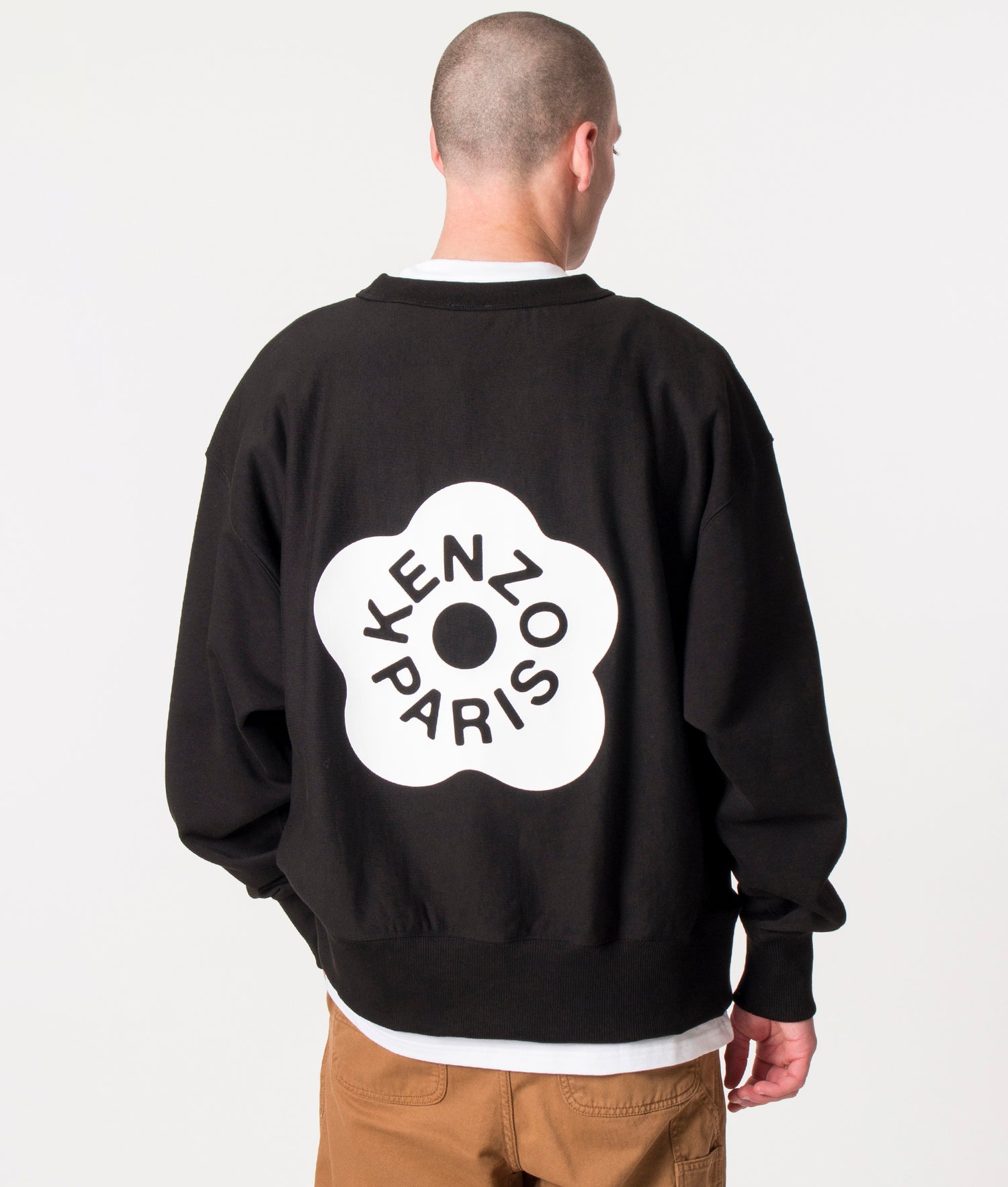 Relaxed Fit Boke Flower 2.0 Sweatshirt Black | KENZO | EQVVS