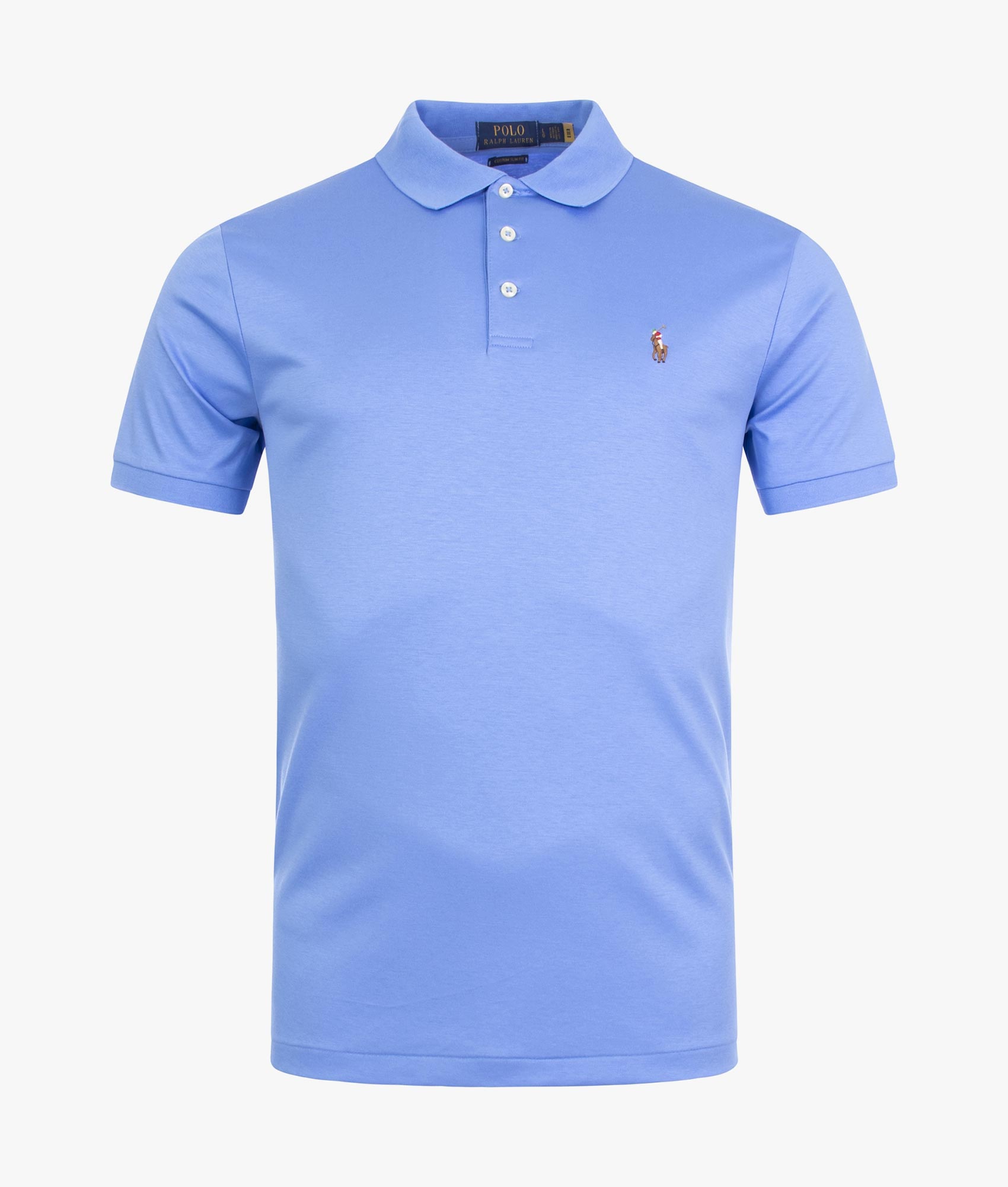 Custom Slim Fit Interlock Pima Polo Shirt | Polo Ralph Lauren | EQVVS