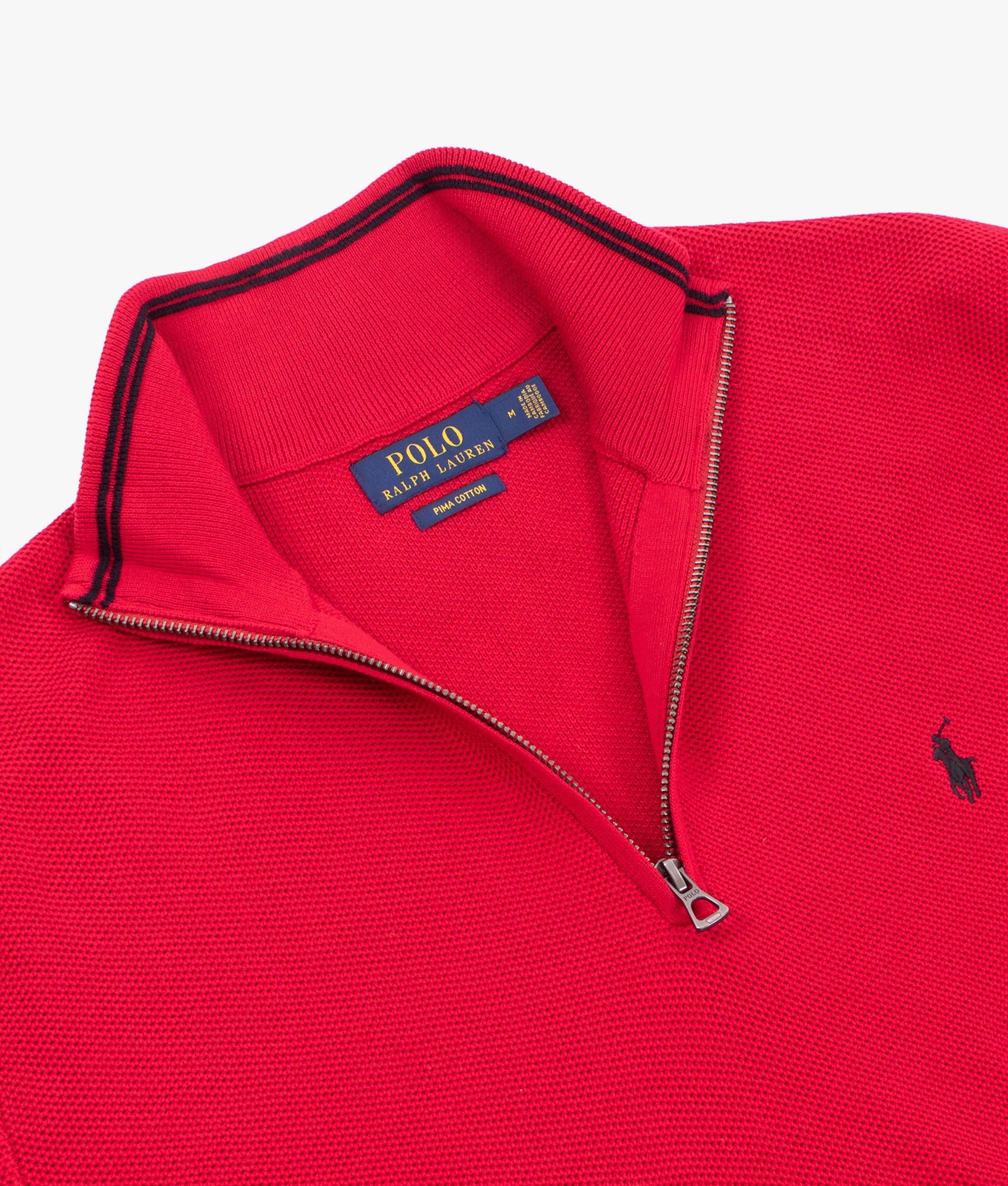 Polo Ralph Lauren borg contrast pocket half zip sweatshirt in neon yellow |  ASOS