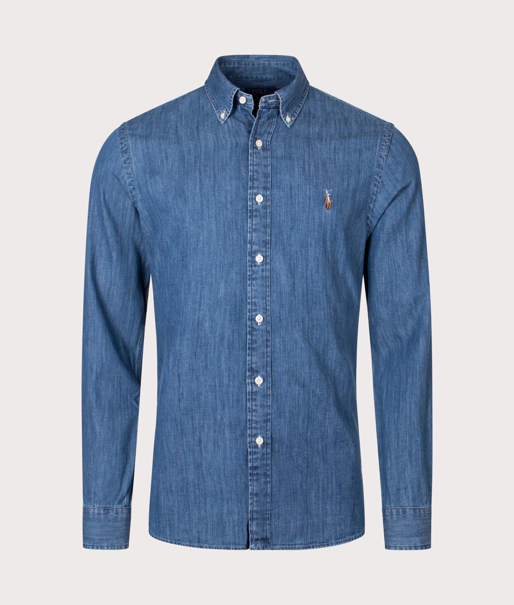 Custom Fit Denim Shirt Denim | Polo Ralph Lauren | EQVVS