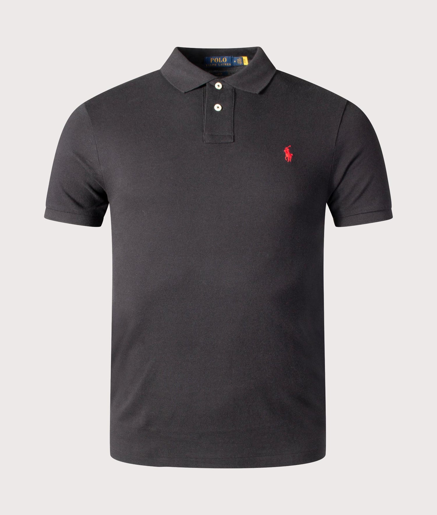 Black and white ralph lauren polo shirt best sale